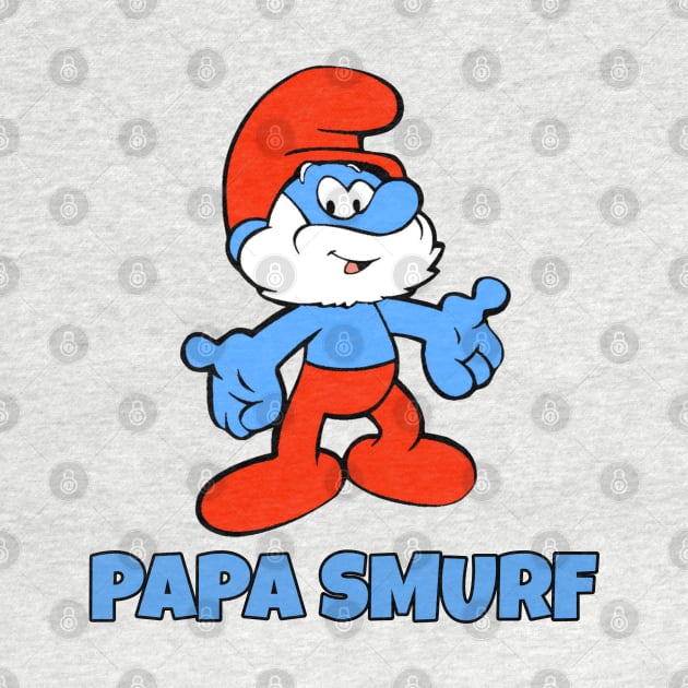 Papa Smurf by Creatifyty
